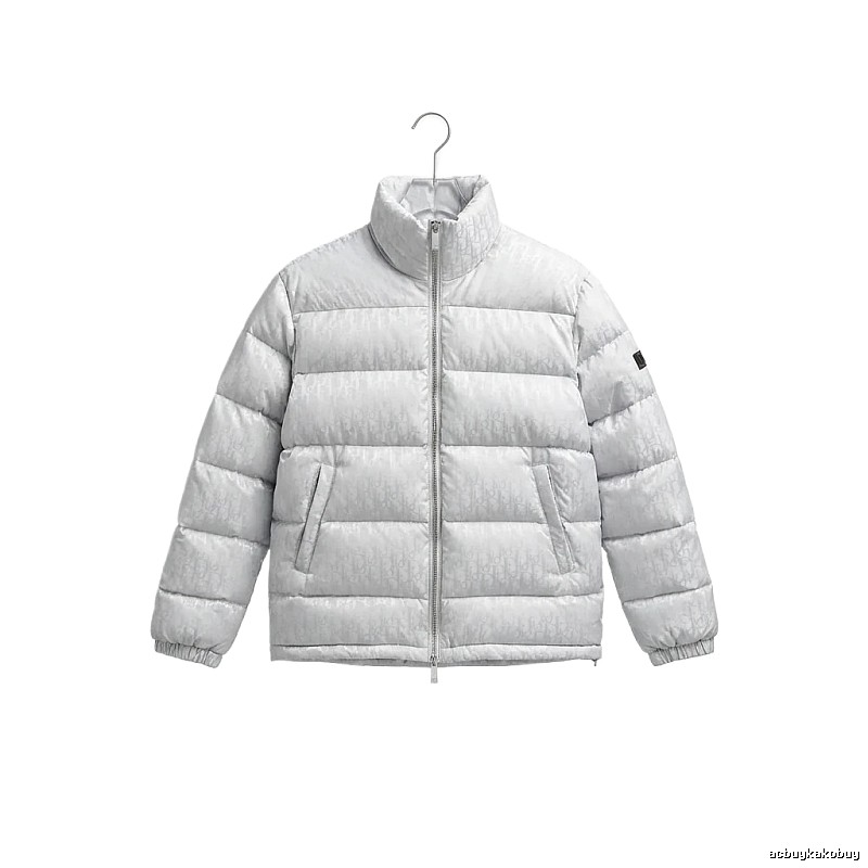 Simple-style white Dior down jacket