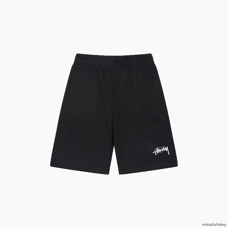 Stussy basic casual black shorts