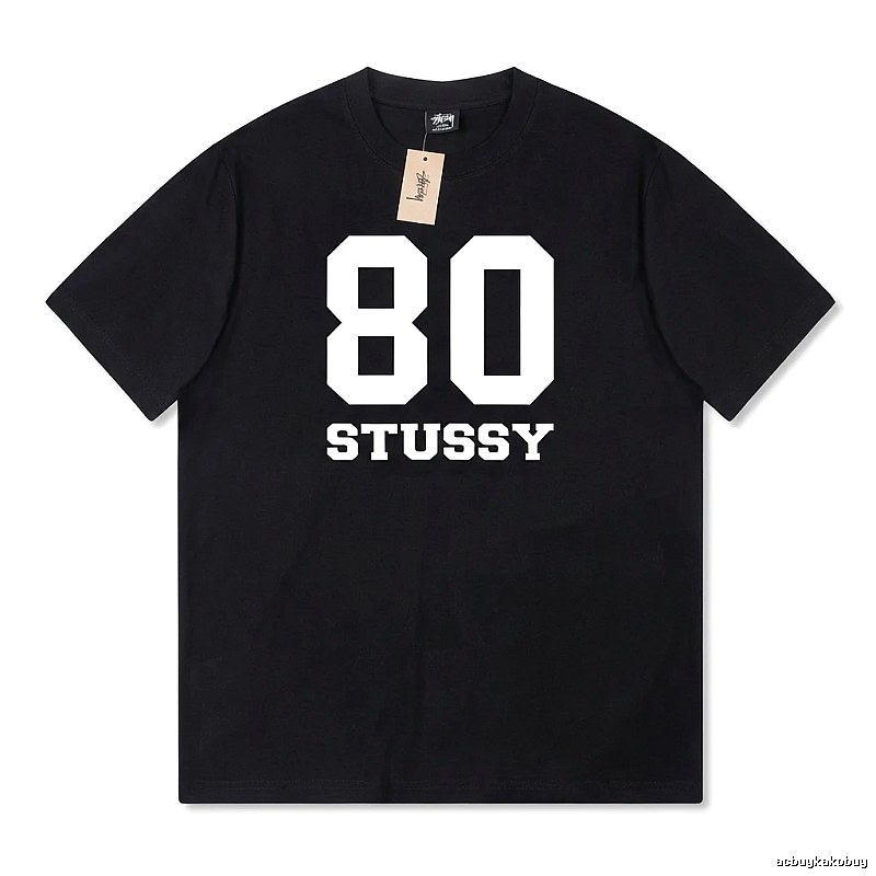 Stussy digital style black T-shirt