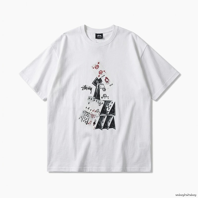 Stussy Playing Card Series White T-shirt