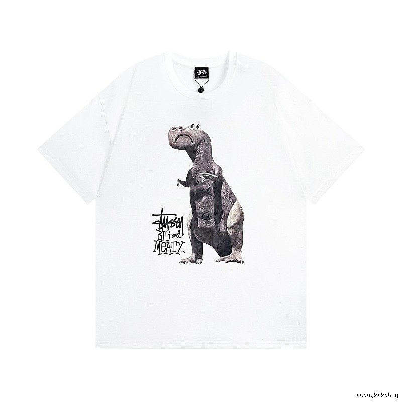 Stussy White Spider Graphic T-Shirt Color Pop Logo