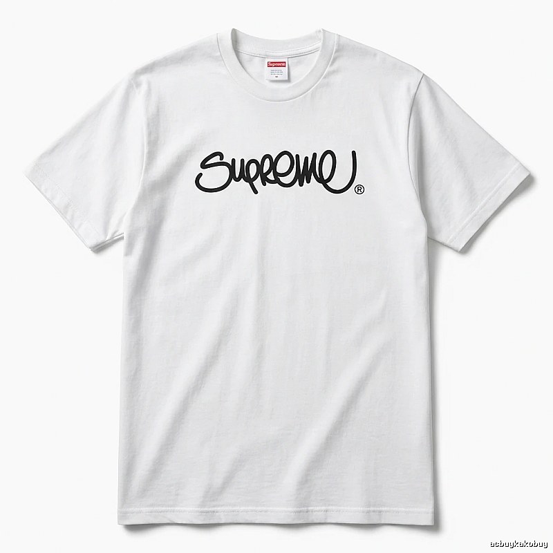 Supreme basic white T-shirt