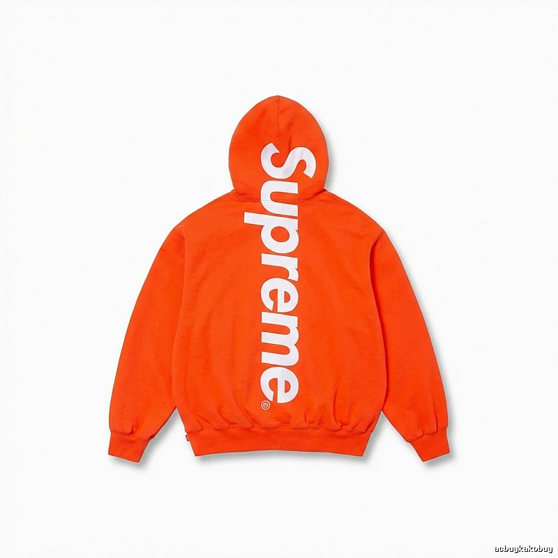 Supreme classic orange hoodie
