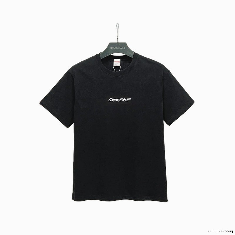 Supreme Printed Street-style Black T-Shirt