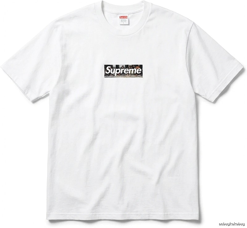 Supreme Retro Style White T-shirt