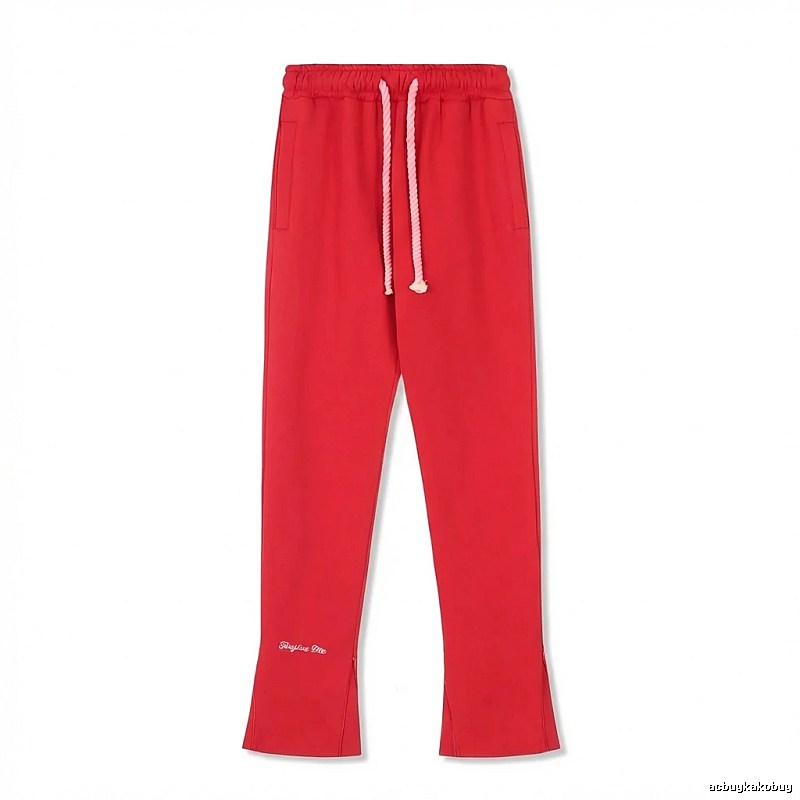 SynaWorld casual-style red long trousers
