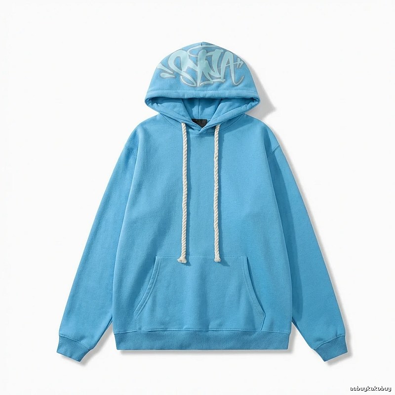 SynaWorld Graffiti-style Blue Hoodie