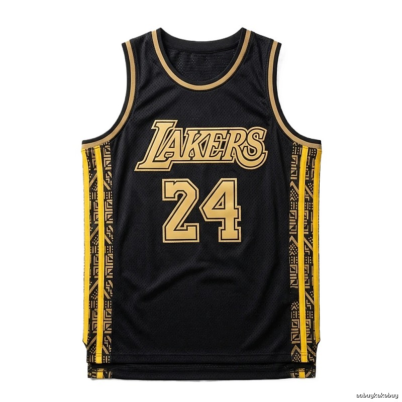 The No. 24 black jersey of the Los Angeles Lakers