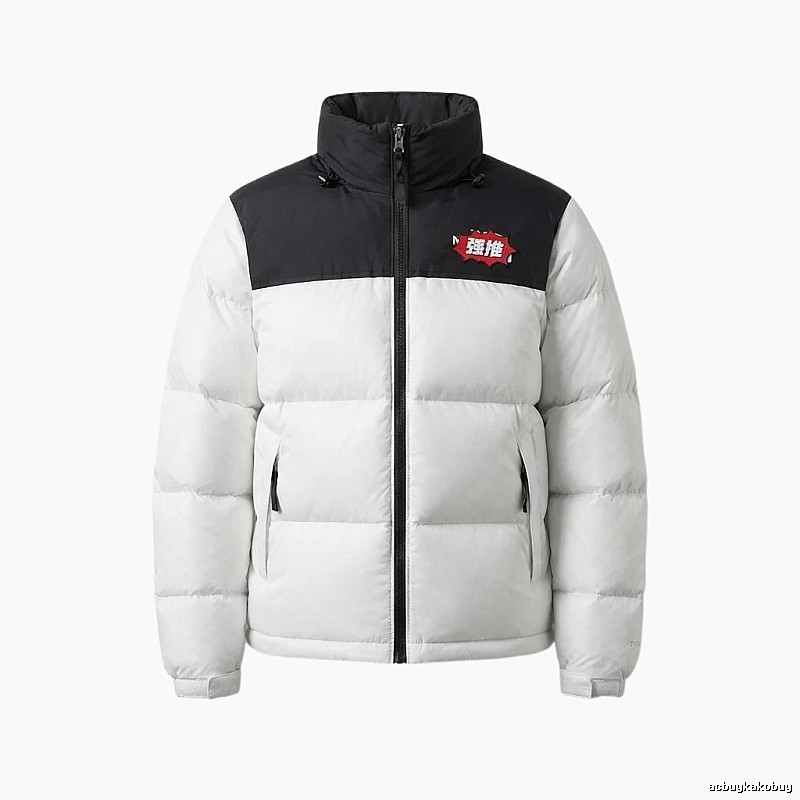 The North Face Trendy Black-and-White Down Jacket