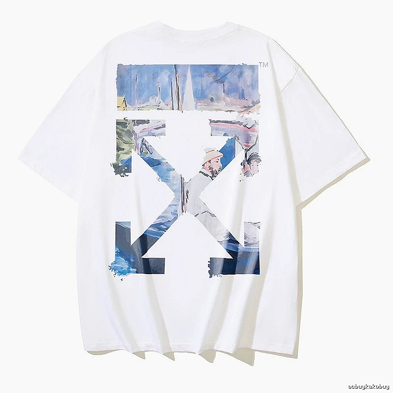 Thrasher Gift Ready Flame logo T-shirt White Red Thrasher with Fresh Pattern