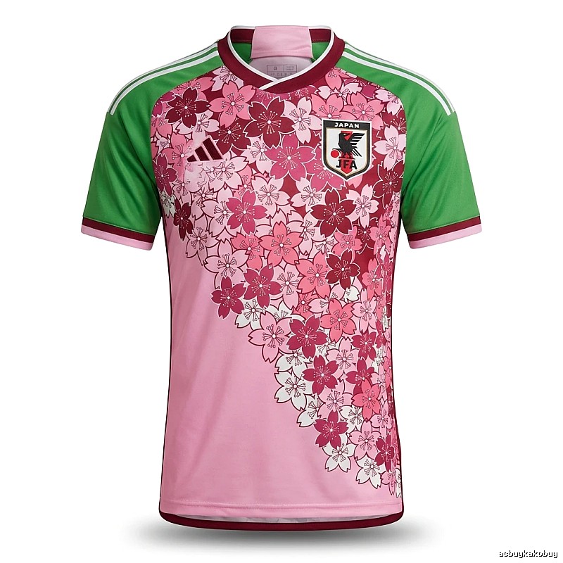 Tokyo Ghoul Cherry Blossom Style Pink and Green Jersey