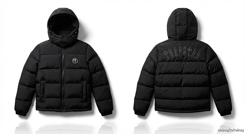 Trapstar Black Trendy and Cool Down Jacket