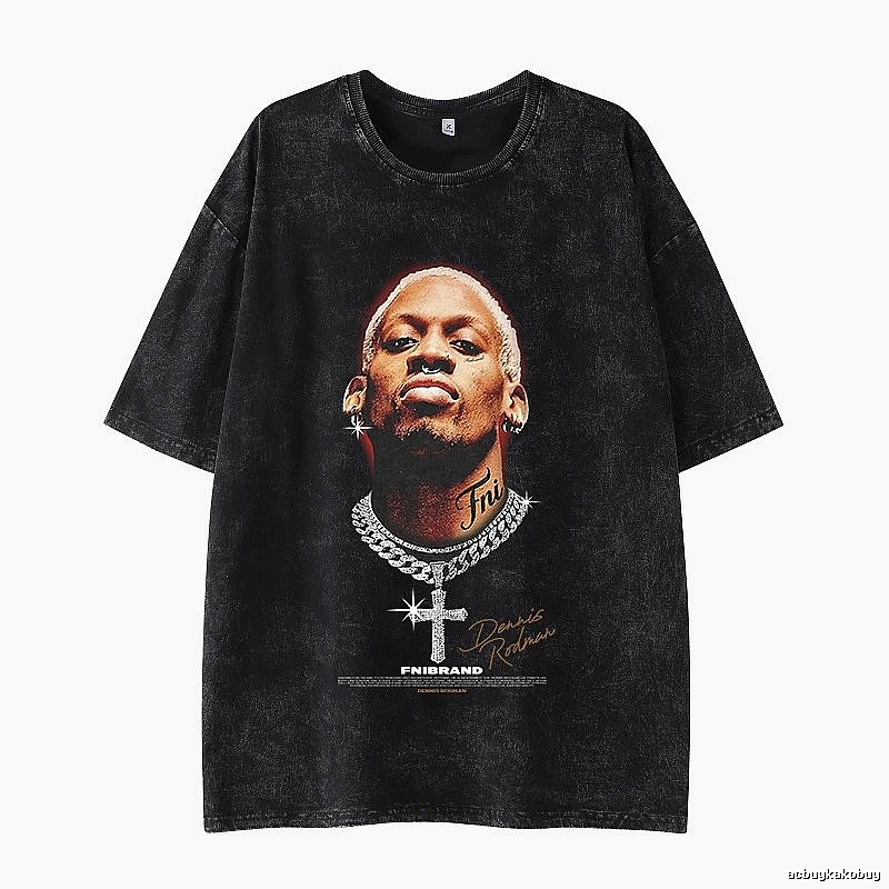 Tupac Statement Portrait graphic T-shirt Black Tupac Collage for Easy Pairing