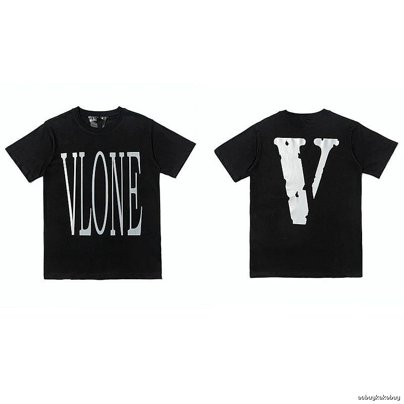 Vlone Compact Logo T-shirt Black Purple Vlone for Sport-Inspired Styling