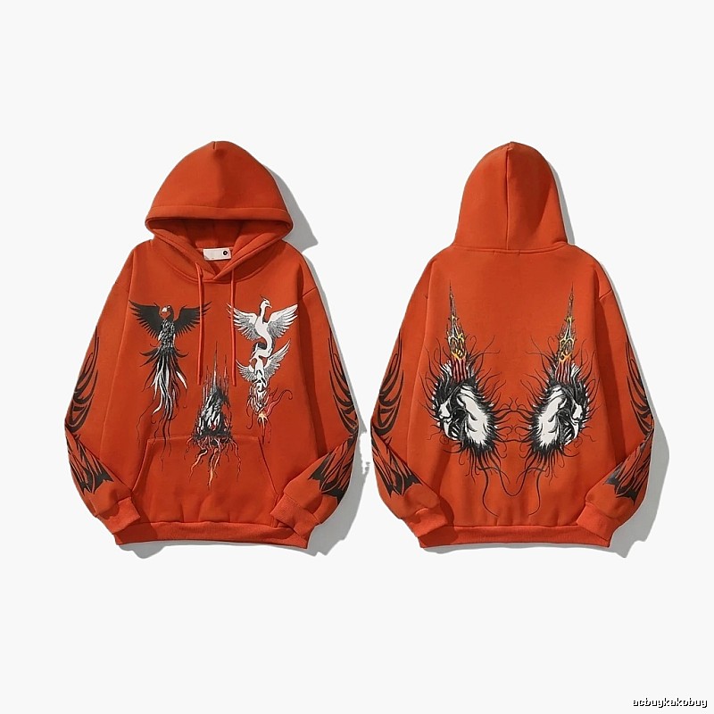WDW Orange Hoodie with National Tide Style