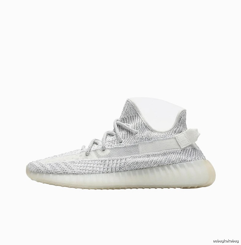 Yeezy 350 minimalist style white shoes